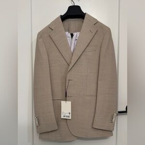 Sand Tailored Fit Havana Suit Jacket